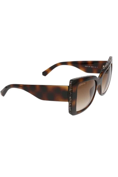 SWAROVSKI SK 0203/S COL 52F 52-18-140 KADIN GÜNEŞ GÖZLÜĞÜ - Resim 3