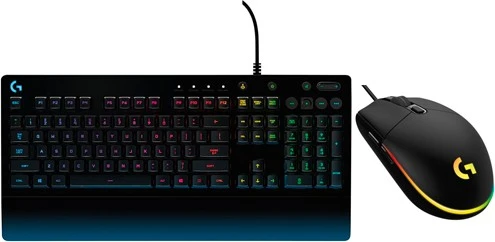 Logitech G213 Oyuncu Klavye 920-008094 - G102 Oyuncu Mouse 910-005823 (Siyah)