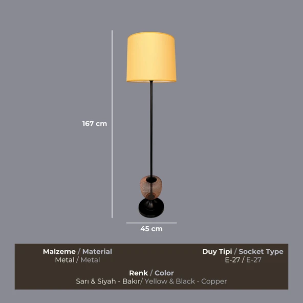 Anbera Tel Kafes Siyah Lambader - 3