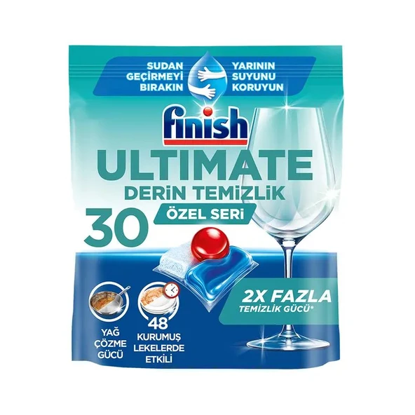 Finish Tablet Ultimate Derin Temizlik 30 Lu