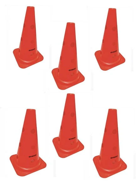 Avessa Hn-38-4 Delikli Antrenman Hunisi 38 Cm Turuncu 6lı