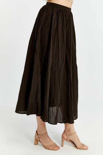 Acı Kahve Krinkıl Vual Etek - 5