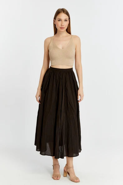 Acı Kahve Krinkıl Vual Etek - 7