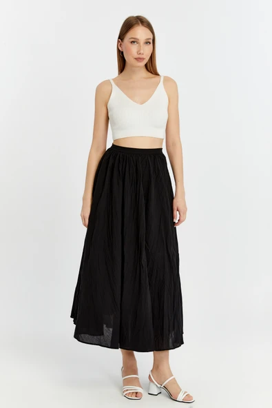 Siyah Krinkıl Vual Etek - 6