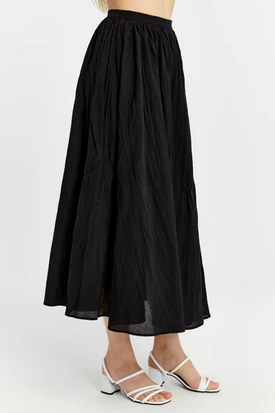 Siyah Krinkıl Vual Etek - 5