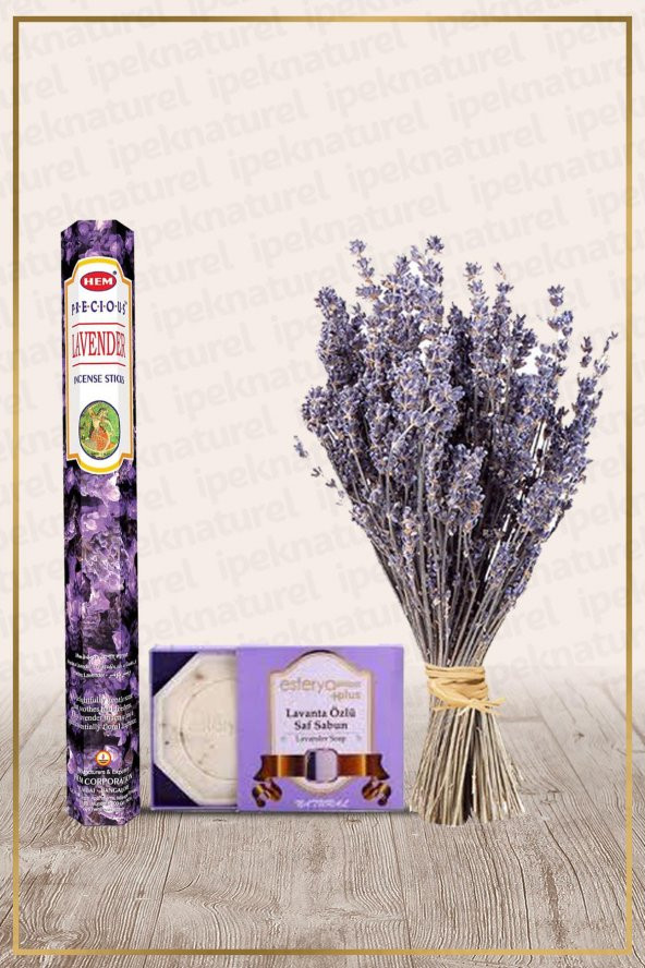 Ipek Naturel Isparta Kuru Çiçek Lavanta Demeti Setli