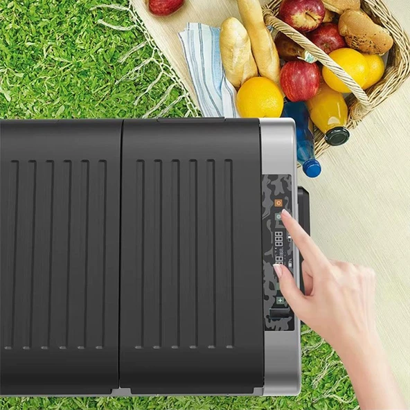 Coolist CLK65W 12/24Volt 220Volt 65 Litre Çift Bölmeli Tekerlekli Outdoor Kompresörlü Oto Buzdolabı/Dondurucu - Resim 9