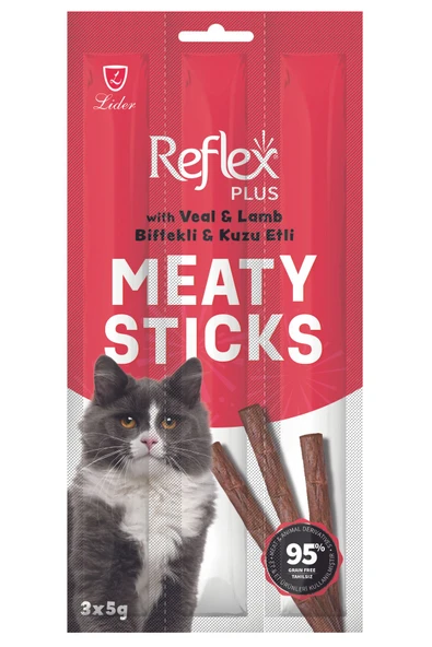 Reflex  Kedi Ödül Sticks Biftek & Kuzu 3*5 gr ürün görseli