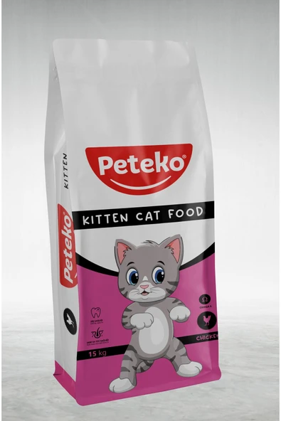 PetEko  Yavru Tavuklu Kedi Maması 15 Kg - 2