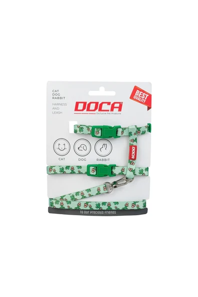 DOCA  Premium Cactus Kedi Köpek Ve Tavşan Göğüs Tasması