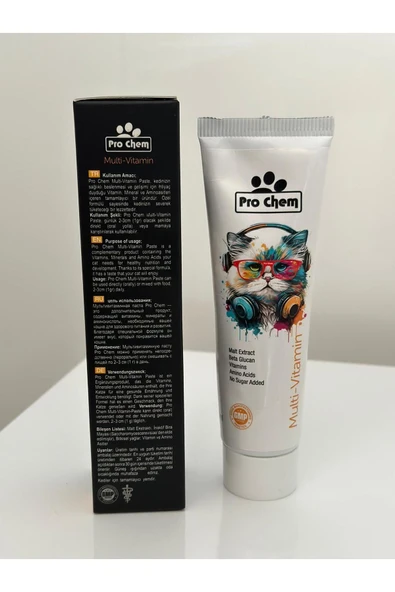 Pro Chem  Multi-Vitamin Paste Tüm Kediler Için Multi Vitamin - 2