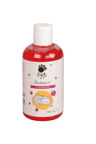 Pet Love  Petlove Çilek Özlü Kedi Ve Köpek Şampuanı 250 Ml 8697407163159