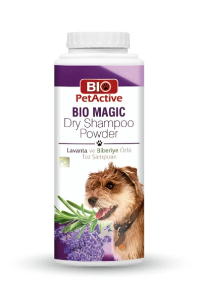 Bio PetActive  Bio Pet Active Köpekler Için Lavanta Ve Biberiyeli Toz Şampuan 150g
