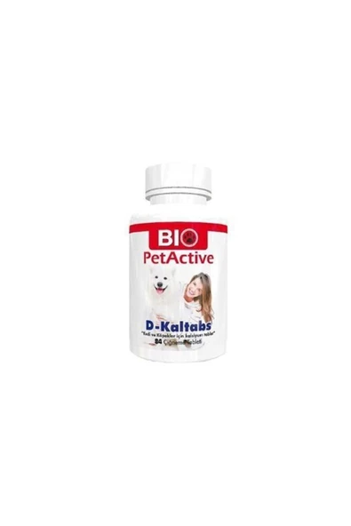 Bio PetActive  D-kaltabs Kedi Ve Köpek 84 Kalsiyum Tableti 126 gr
