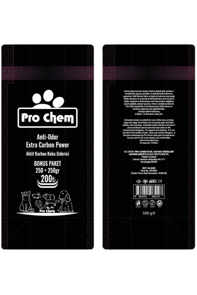 Pro Chem  Aktif Karbon Koku Giderici