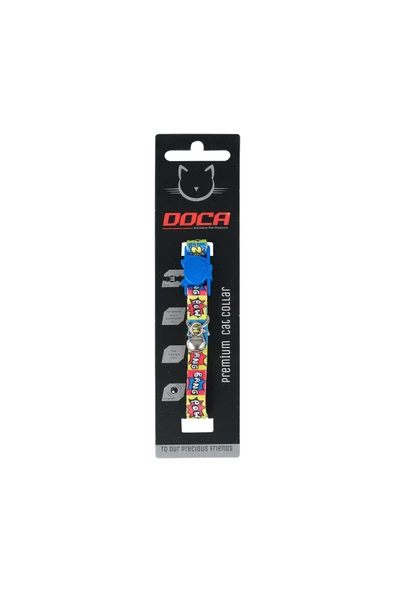 DOCA  Premium Safety Click Kedi Boyun Tasması Action