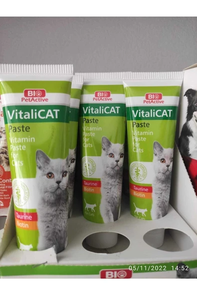 Bio PetActive  Vitalicat Kediler İçin Vitamin Macunu 100 ml