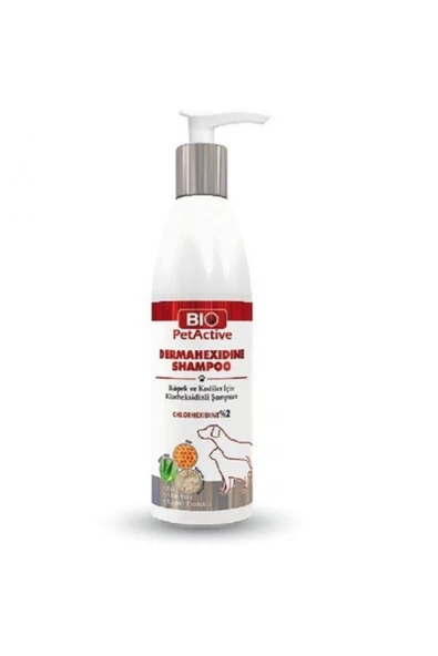 Bio PetActive  Pet Active Köpek Ve Kediler Için Dermahexidine Antiseptik Şampuan