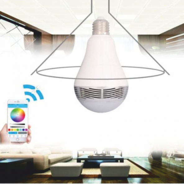 Bluetooth + Wifi Hoparlör Akıllı Rgb Led Ampul - 2
