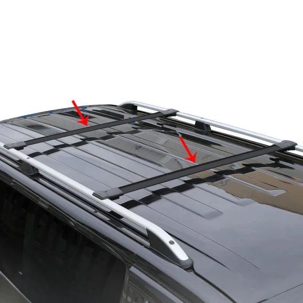 Mercedes GLK Ara Atkı Siyah- Elegance v1 (2 Parça) | (2010-2015) - 5