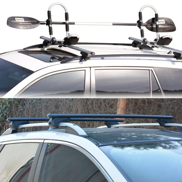 VW Amarok Ara Atkı Siyah- Bold Bar v1 (2 Parça) | (2010-2021) - 3