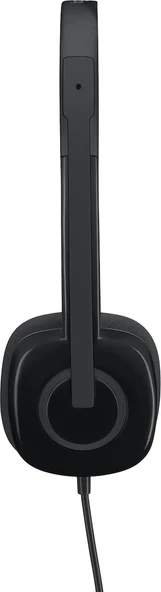 Logitech H151 Gürültü Önleyici Mikrofonlu Kulaklık - Siyah - 5