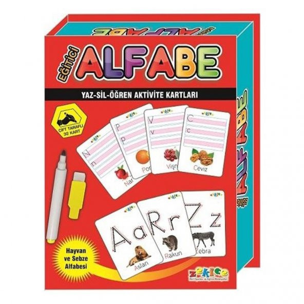 Zekice Eğitici Alfabe Oyunu ZK-E04