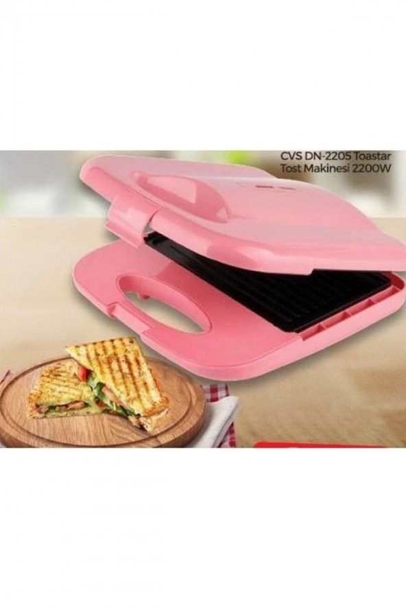 Cvs DN Toastar Pratik Mini 2205 850 W Tost Makinesi- Pembe - Resim 2