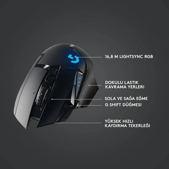 Logitech G502 Kablosuz Lightspeed Gaming Mouse - 3