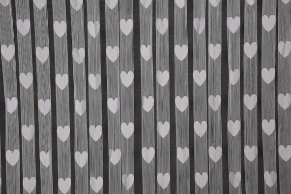 KALPLİ MODEL BEYAZ RENK İP PERDE HAZIR İP PERDE 300*270 - Resim 2