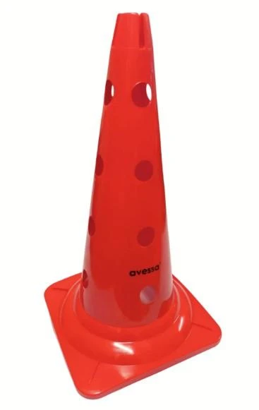 Avessa Hn-52-1 Delikli Antrenman Hunisi 52 Cm Kırmızı 6lı - 2