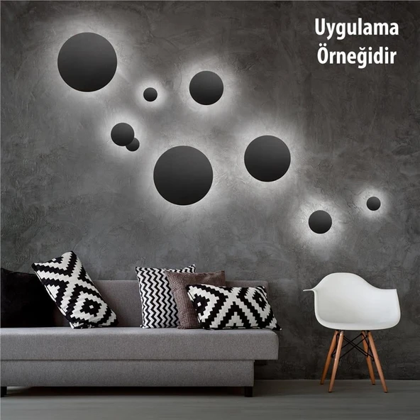 Ip duvar apliği dekortif açık dış alan mekan lamba aydınlatma ışık Su geçirmez Bahçe Led Modern A-IPD-5072 12W - 6