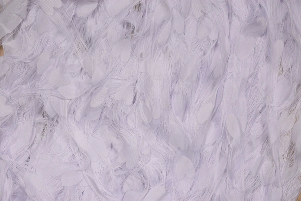 KALPLİ MODEL BEYAZ RENK İP PERDE HAZIR İP PERDE 300*270 - Resim 5