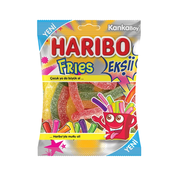 HARİBO FIZZ FRIES 70 G*24 PŞ.