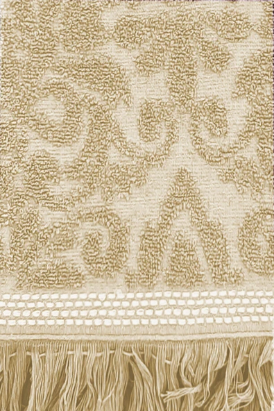 Mira Home Saçaklı Lüks Banyo Havlu Takımı %100 Pamuk Lalezar - 7