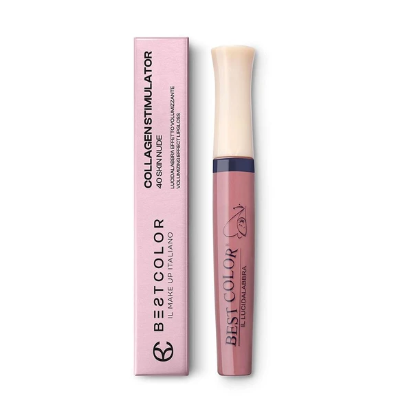 Best Color Collagen Stimulator Volumizing 40 Skin Nude Dudak Parlatıcısı