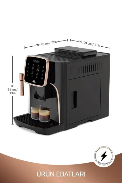 Arzum Okka Pro OK0030 Tam Otomatik Espresso Makinesi Bakır - 3