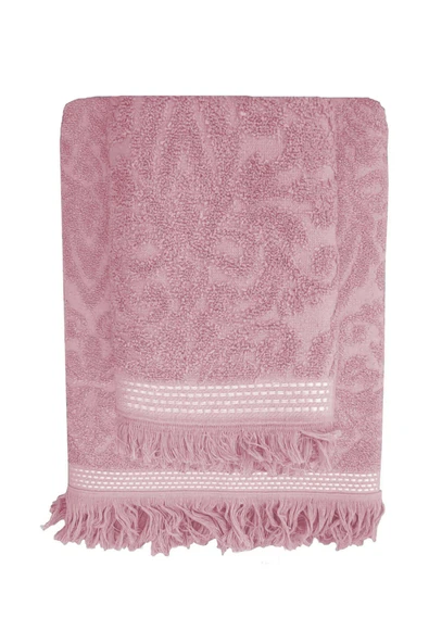 Mira Home Saçaklı Lüks Banyo Havlu Takımı %100 Pamuk Lalezar - 3