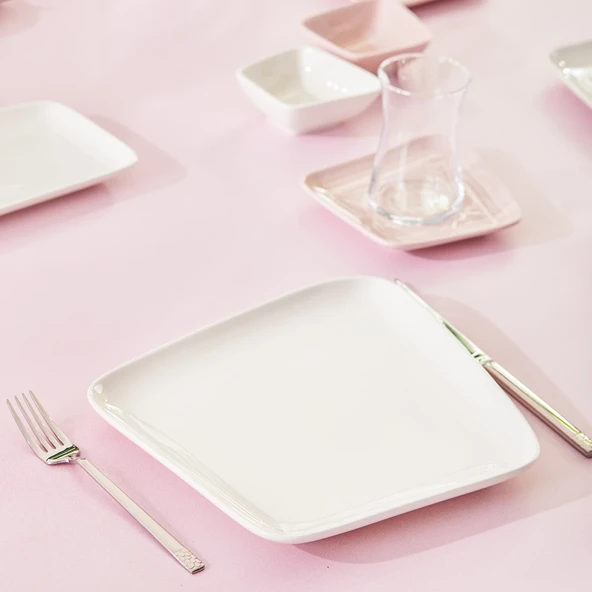 Karaca Naomi 26 Parça 6 Kişilik Kahvaltı Takımı Pink - 2