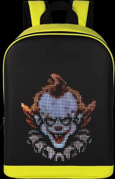 SMART BAG sarı Led Ekranlı Sırt Çantası, Motorcu Çantası - 2