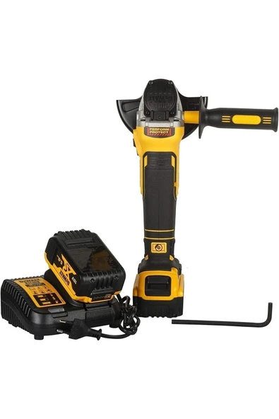 Dewalt DCG405P2 18v 5.0ah Lı-Ion Kömürsüz Cift Akülü 125mm Taslama - 8
