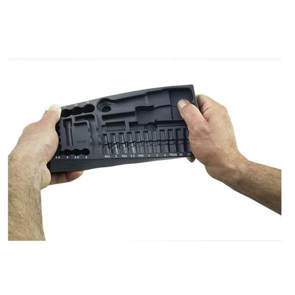 Proxxon 23280 Lokma Anahtar Takımı 1/4 İnç Cırcır Kollu 50 Parça - 3
