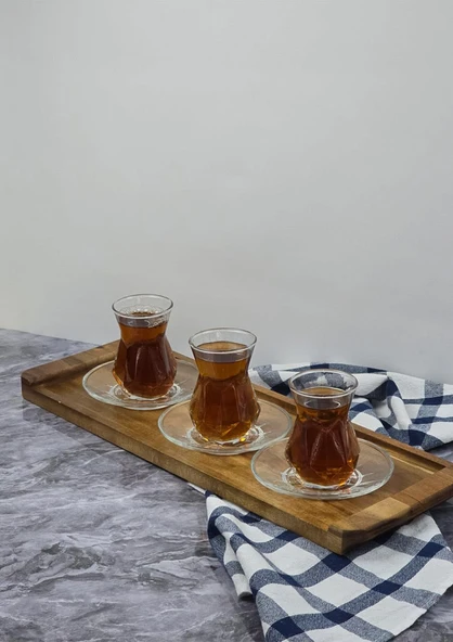 Akasya Sunum Tepsisi - Uzun Sunum Tabağı - 47x17 CM