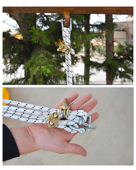 Teplay İpli Plastik Sarı Bebek Salıncağı - 4