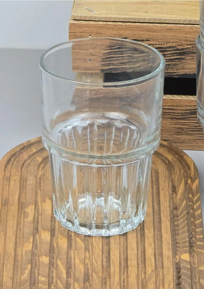 Twinkle Cam Su Bardağı Seti - 6lı Bardak Takımı - 6 Parça, 325 ML - 3