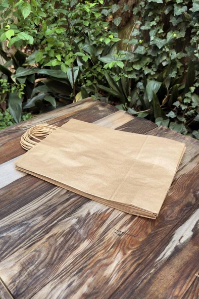 32x20x32cm Kilitli Kraft Kutu 25 Adet - 7