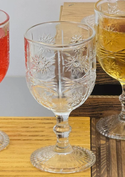 Cairo Cam Bardak Seti - 6lı Cam Kadeh Takımı - 250 ML - 2