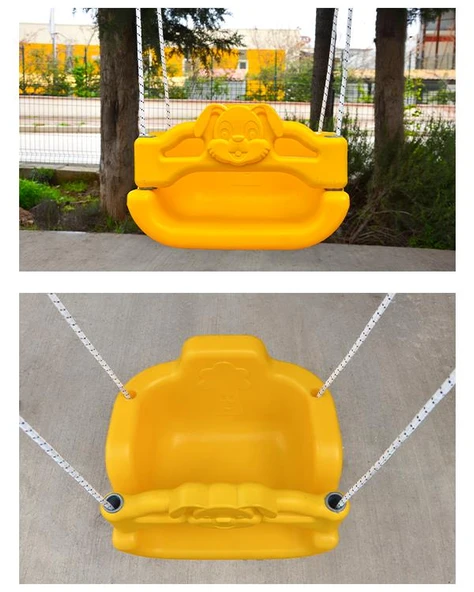Teplay İpli Plastik Sarı Bebek Salıncağı - 3