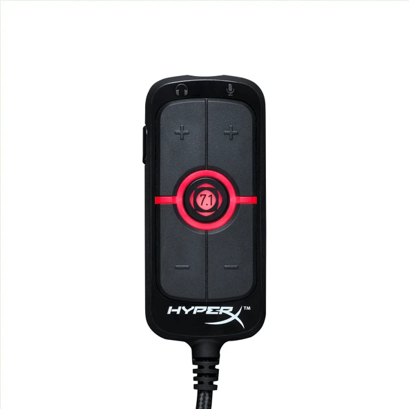 HyperX Amp USB Ses Kartı  Sanal 7.1 Surround, Özel Ayarlı Oyun Deneyimi