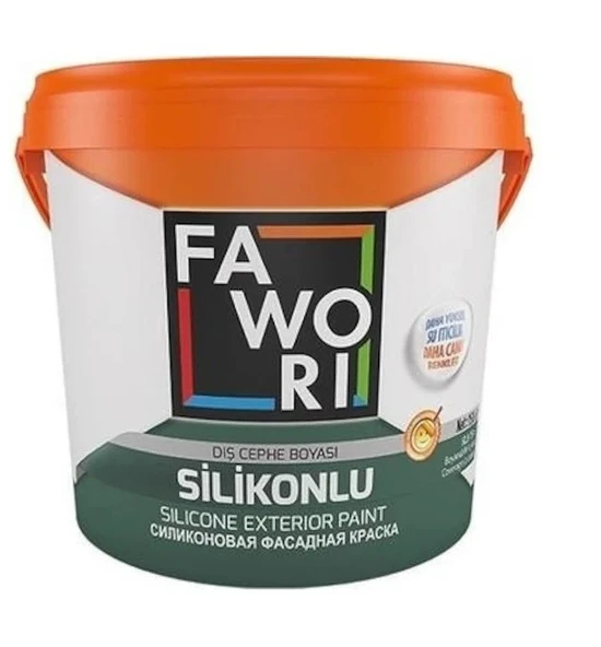 Fawori Silikonlu 15 lt Dış Cephe Boyası - Renk Seçmeli